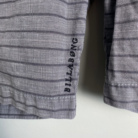 Billabong Men's Gray Striped Chino Casual‎ Walking Beach Shorts Cotton Size 36 - Picture 3 of 16